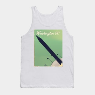 Washington DC Vintage style travel poster. Tank Top